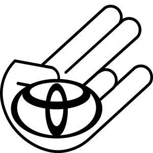 Toyota SHOCKER Decal Sticker
