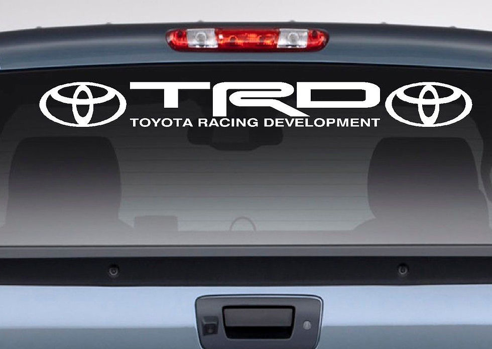 TRD Toyota Windshield Decal Sticker 150
