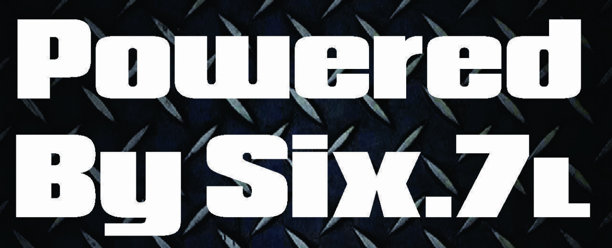 Powered by Six.7L Diesel Decal Sticker 8