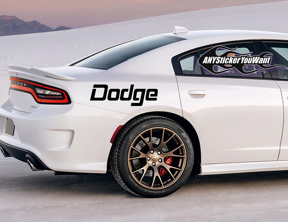 Dodge Logo Vinyl Decal Sticker 16