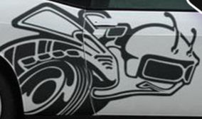 Dodge Challenger Scat Pack 3 Side Vinyl Decal Sticker