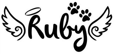 In loving memory of doggie 4 Decal Sticker