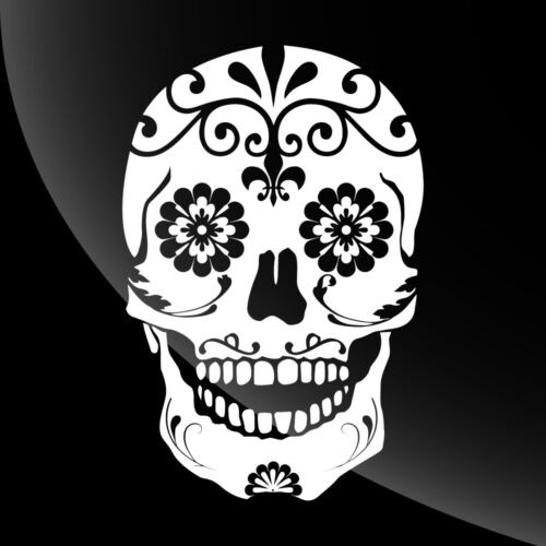 Mexican Sugar Skull Decal Sticker 20