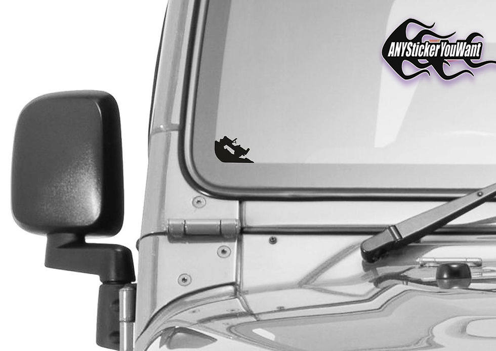 Jeep Gladiator Wrangler Willys Rocker Climber Easter Egg Decal Sticker