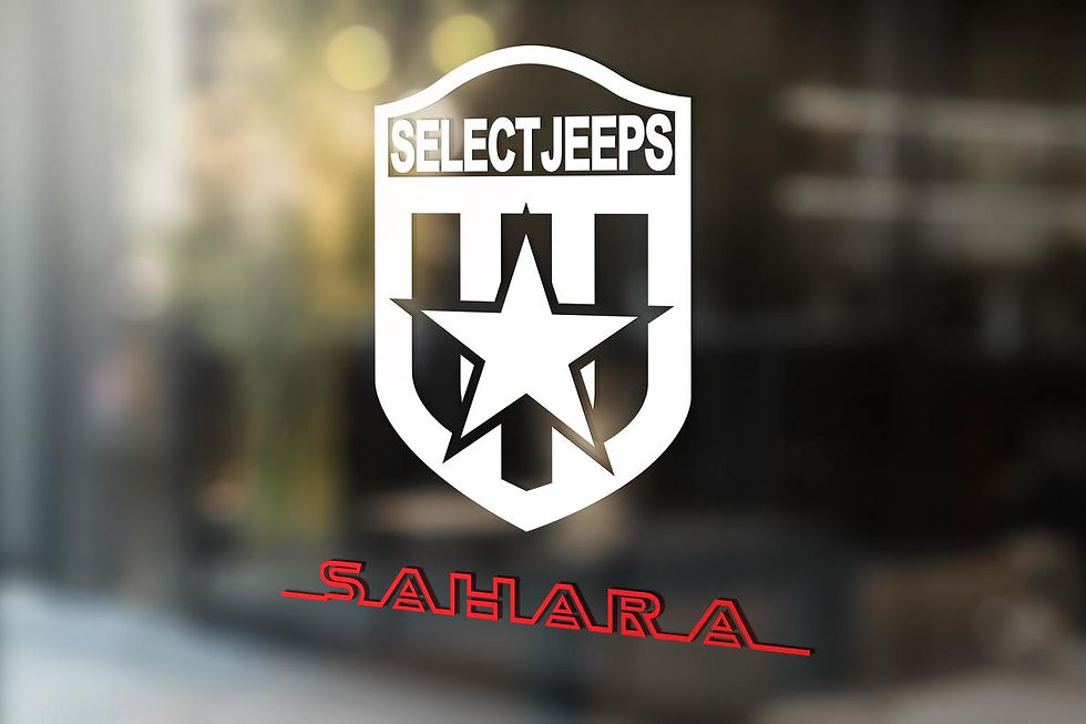 Select Jeeps Emblem Hood Fender Decal Sticker 23