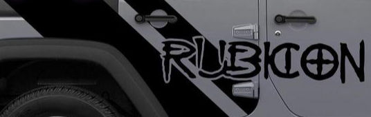 Jeep Rubicon Full Side Stripe Decal Sticker 43