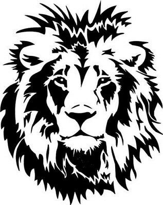 Gorgeous Lion Decal Sticker 1