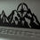 Thumbnail: Ford Bronco Mountain Compass Dash Board Decal Sticker