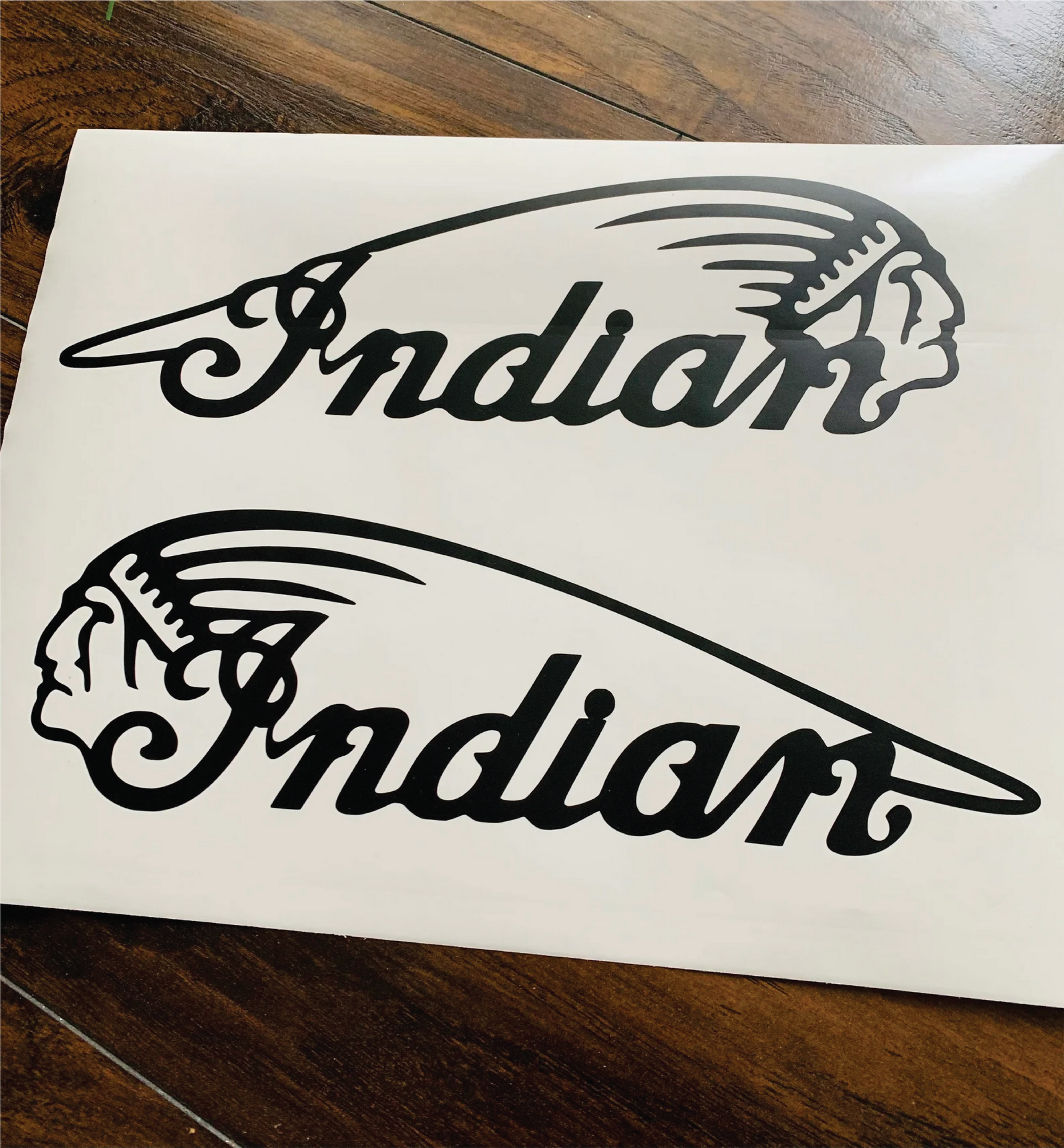 Indian Motorcycle Vinyl Decal Sticker 90