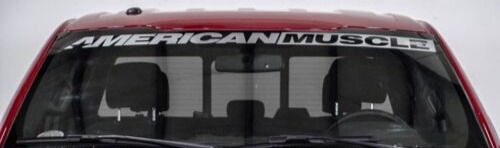 American Muscle Windshield Vinyl Decal Sticker 15