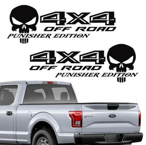 4x4 Off Road Punisher Edition Vinyl Decal Sticker 25