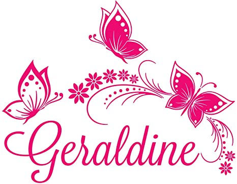 Butterfly Monogram Decal Sticker 8
