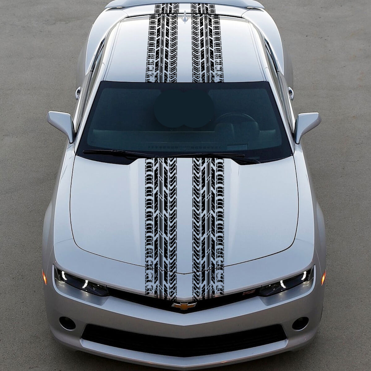 Universal Mud Splash Tire Tracks Stripes Vinyl Decal Sticker 85