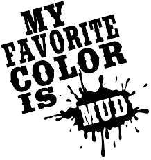 My Favorite Color is MUD Decal Sticker 88