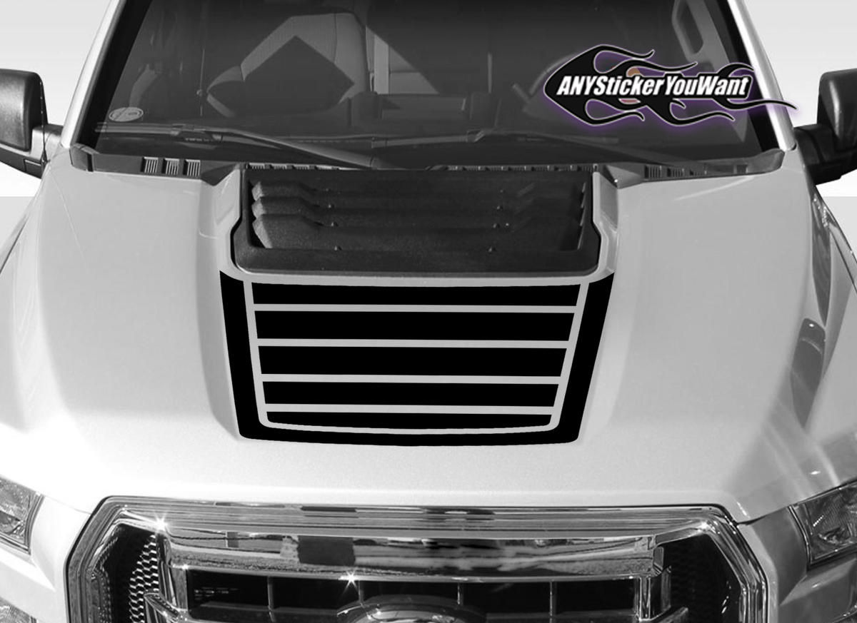 Ford Raptor Racing Hood Stripe Vinyl Decal Sticker 3