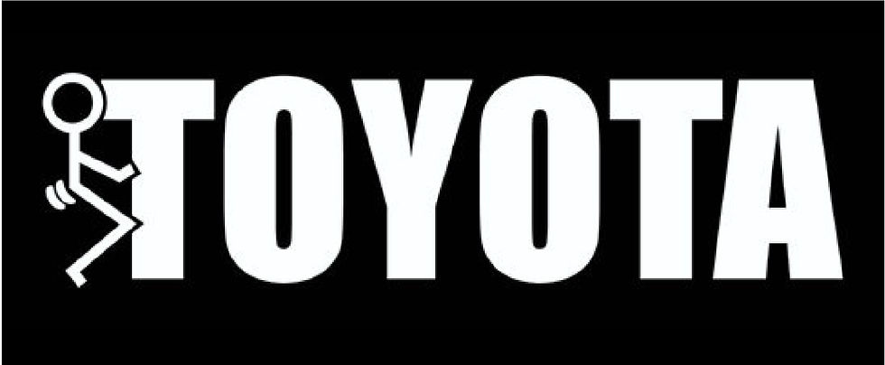 Fuck Toyota Decal Sticker