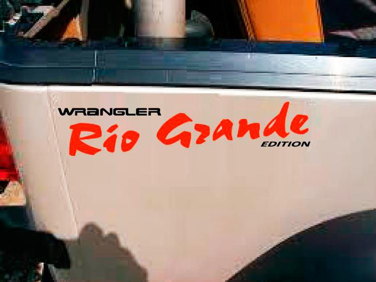 Jeep Wrangler Rio Grande Edition Decal Sticker 115