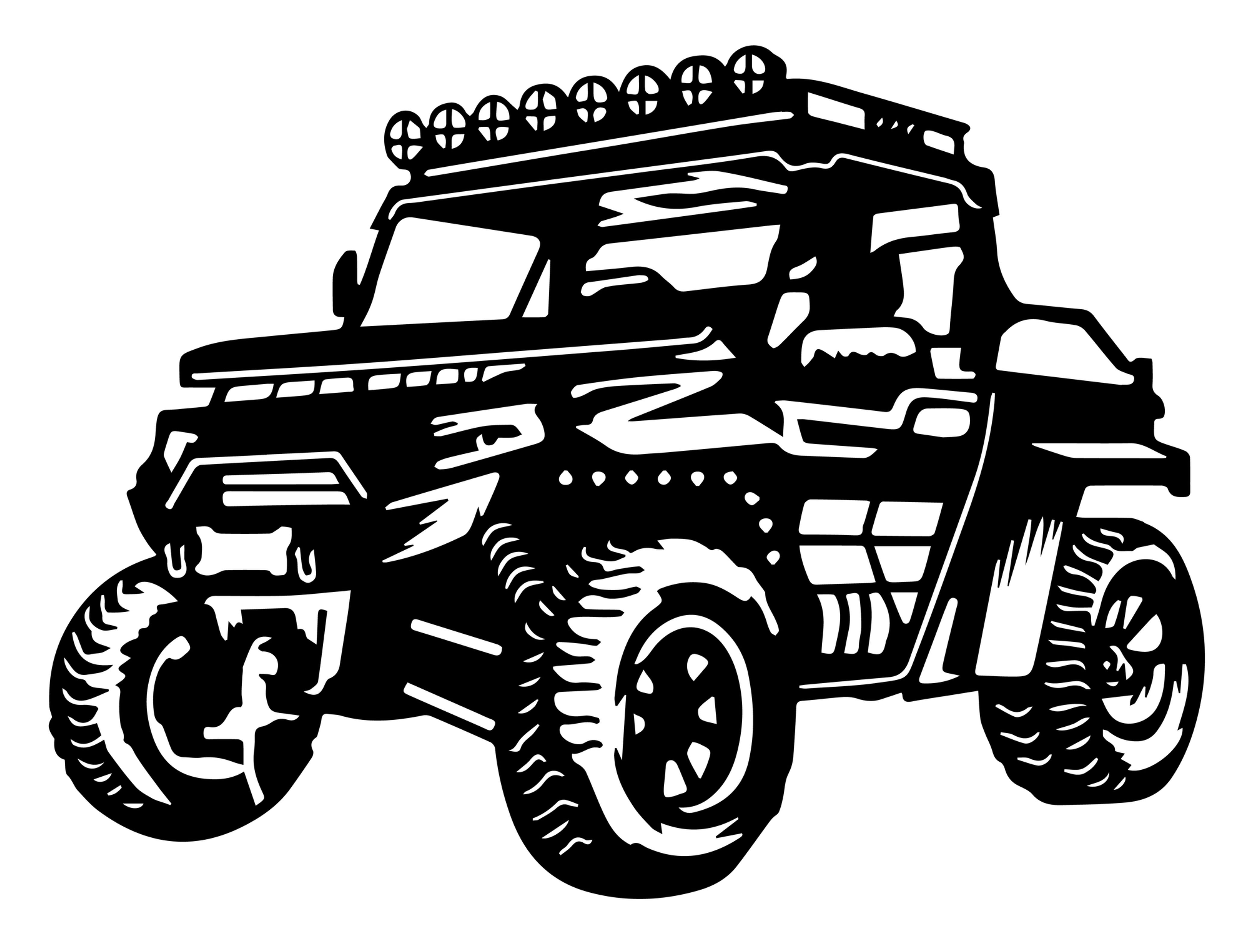 UTV ATV 4wheeler Decal Sticker 106 (add text/name or saying)