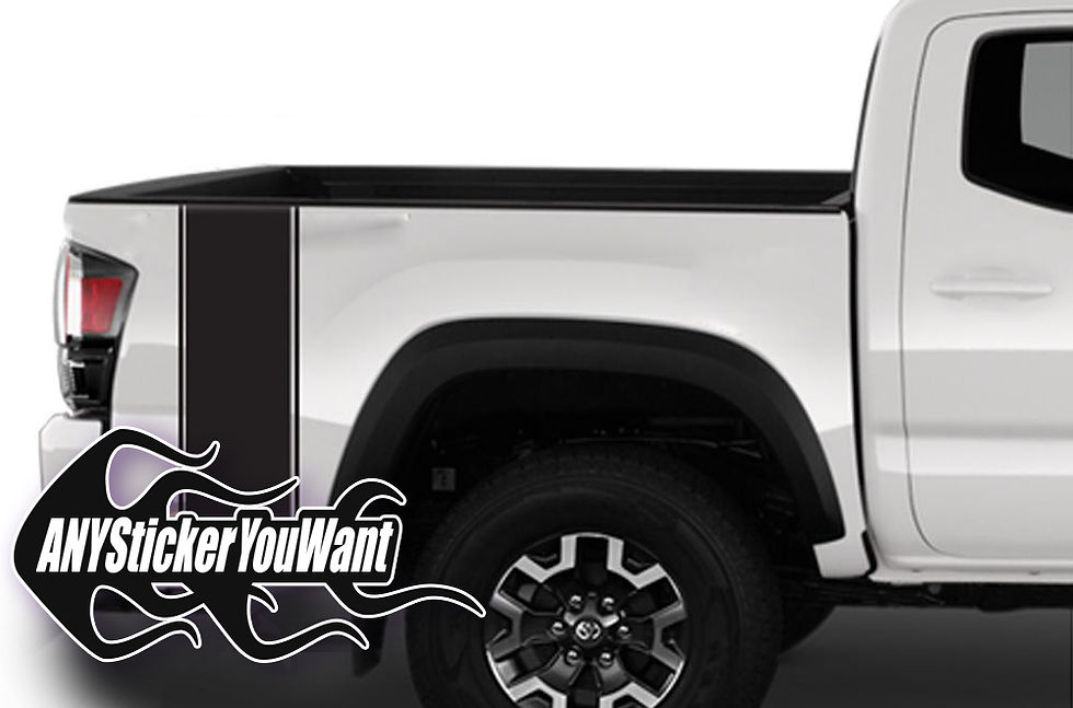 Custom Rear Bed Stripe Decal Sticker