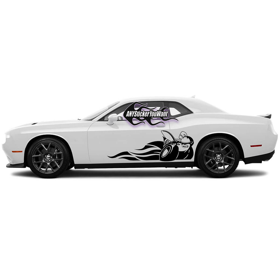 Thumbnail: Dodge Challenger SRT Skat Pack Super Bee Side Decal Sticker 56