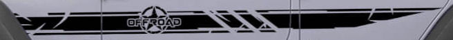 Jeep Wrangler Gladiator Full Side Off Road Stripe Decal Sticker 505