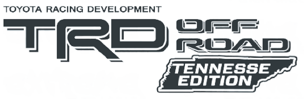 TRD Off Road Tennessee Edition Decal Sticker