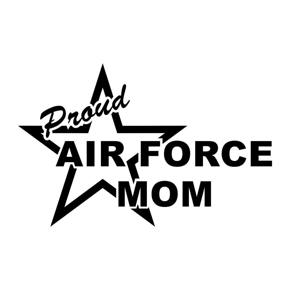 Proud Air Force Mom Vinyl Decal Sticker 5