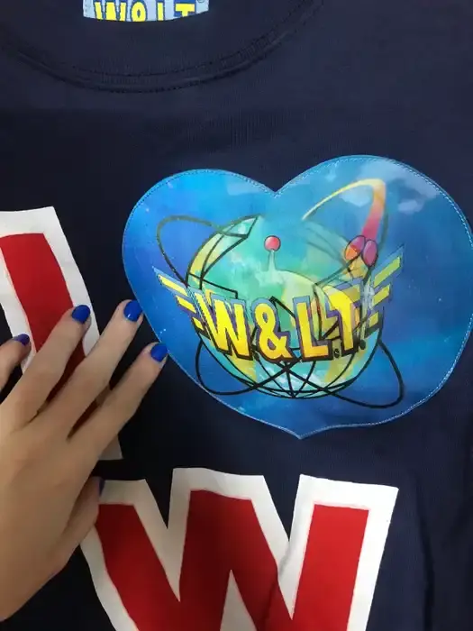 Thumbnail: I <3 Walt Long Sleeve T-Shirt in Navy