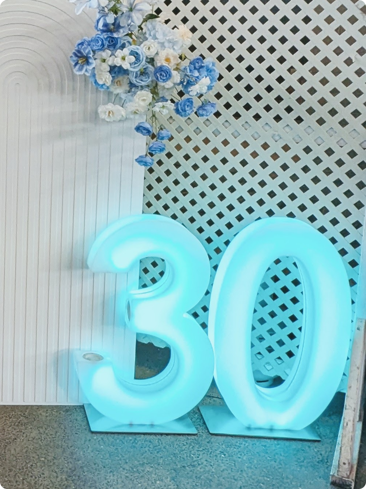 '30' Giant Number Lights (more info)