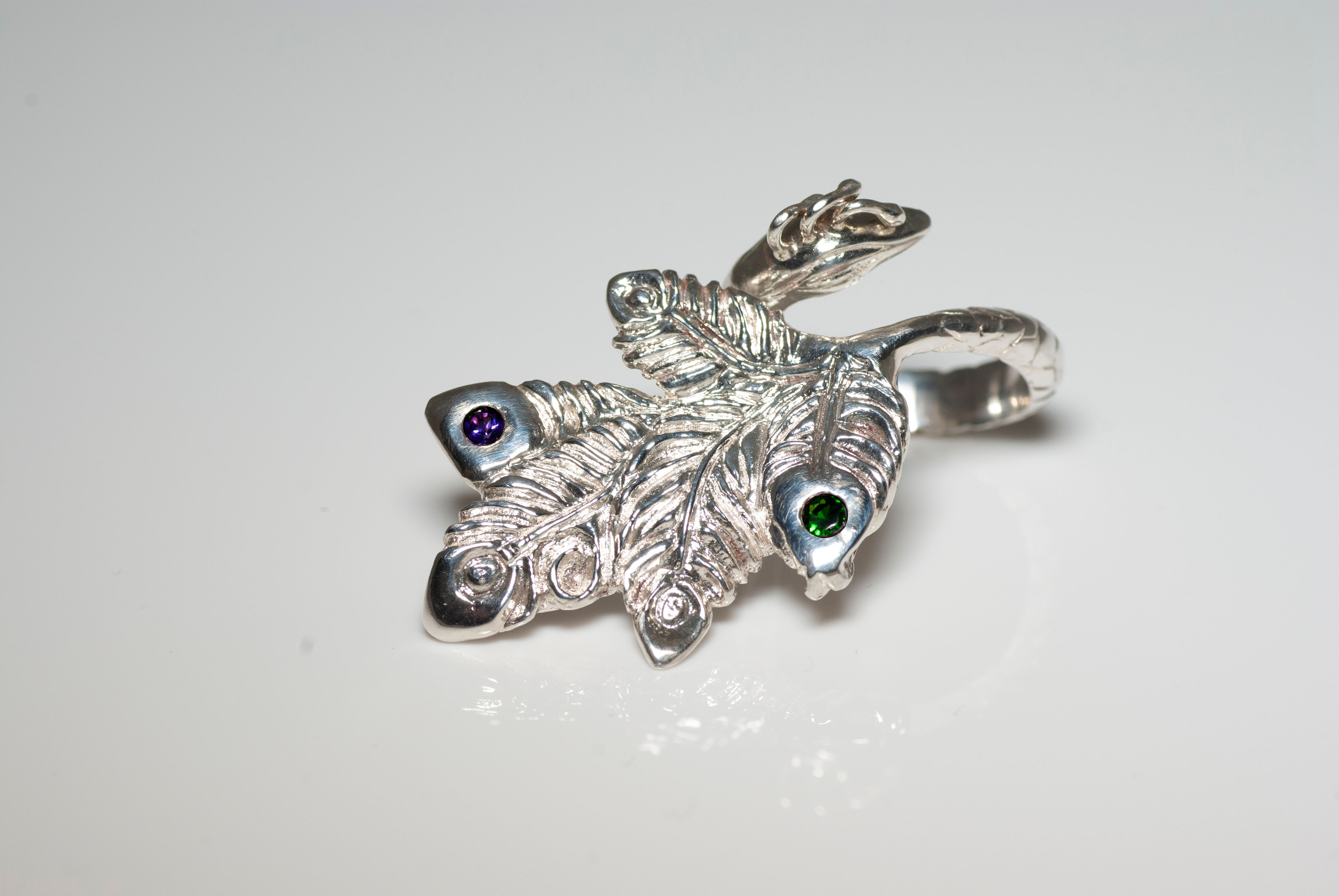 Peacock Elegance Cocktail Ring