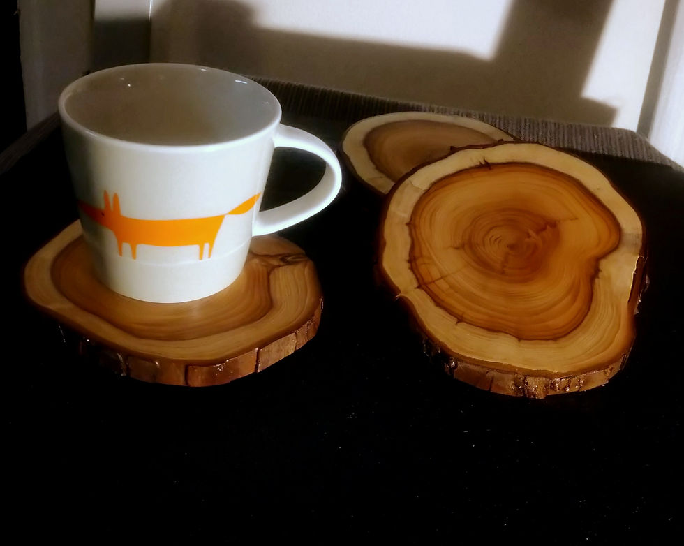 Μικρογραφία: Natural Yew Coasters Set of 4
