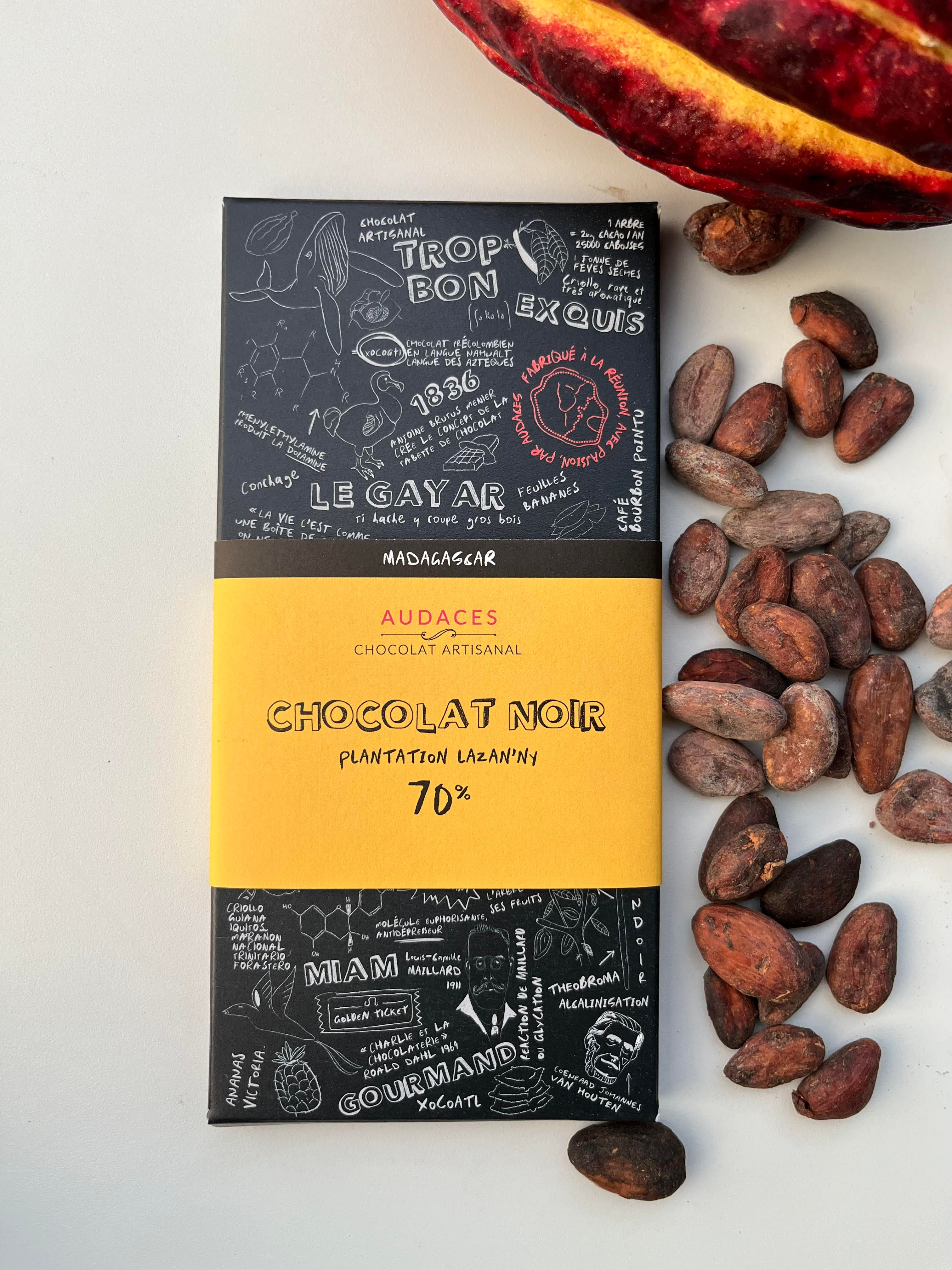 Chocolat Noir 70% - Plantation Lazan'ny