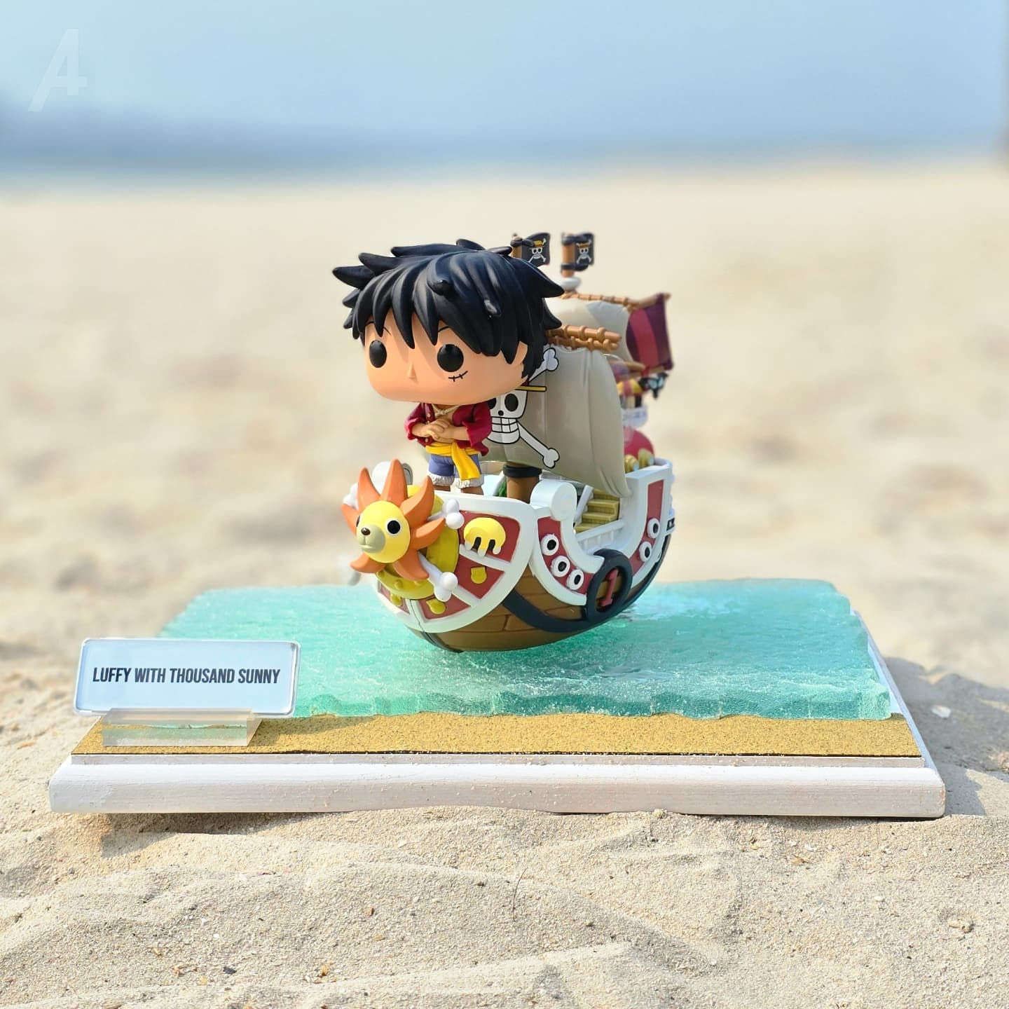 Luffy With Thousand Sunny Art Series