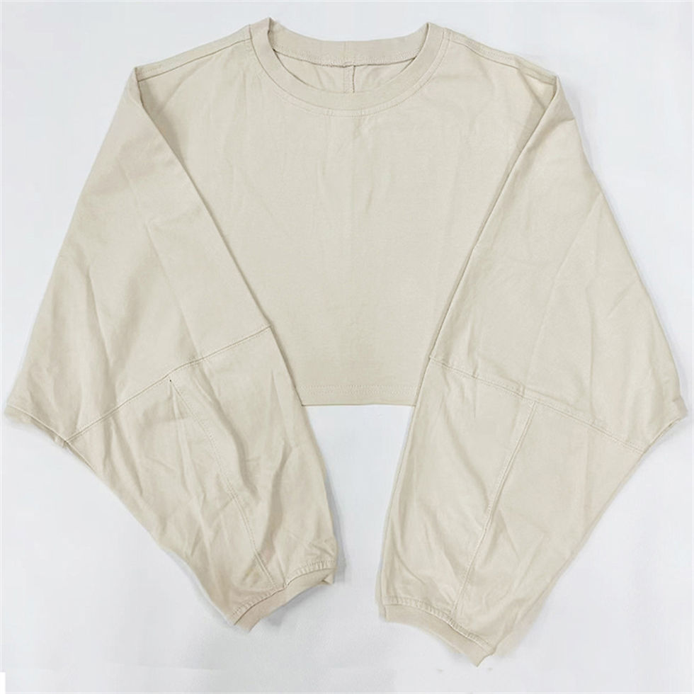 Thumbnail: Women Sports T-Shirts Gym Clothing Yoga  Crop Top Loose Tops Long Sleeve Sportsw