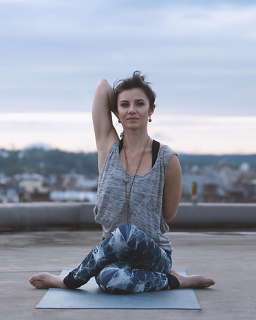 Woman in a Yoga Pose 