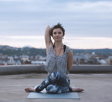Woman in a Yoga Pose