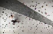 Femme Mur d'escalade
