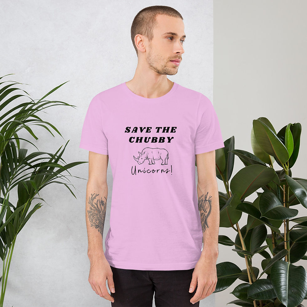 Thumbnail: Ultra-Soft Unisex T-Shirt - Save The Chubby Unicorn