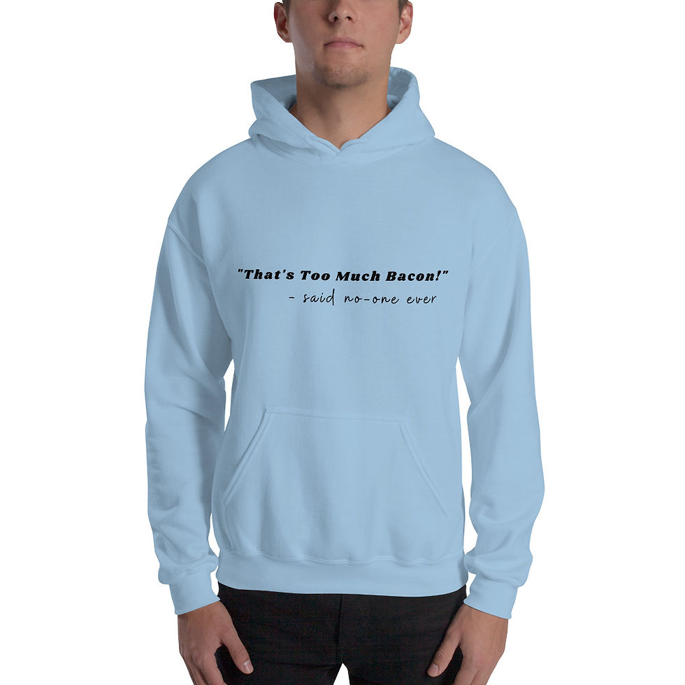 Thumbnail: Premium Super Soft Unisex Hoodie - Too Much Bacon