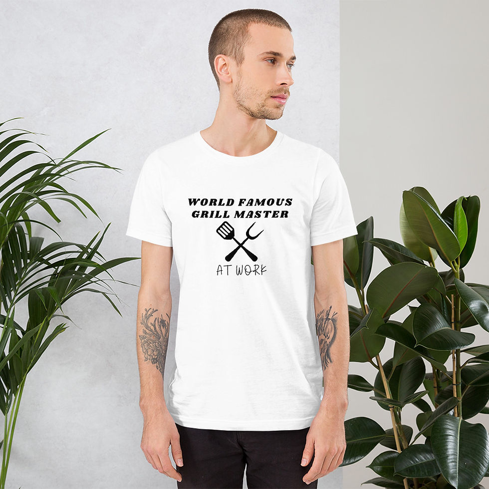 Thumbnail: Ultra-Soft Unisex T-Shirt - World Famous Grill Master