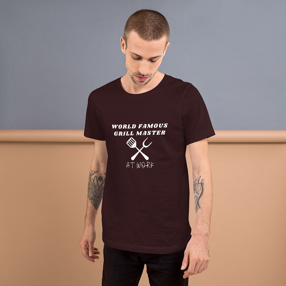 Thumbnail: New Best Selling Funny T-Shirt- World Famous Grill Master