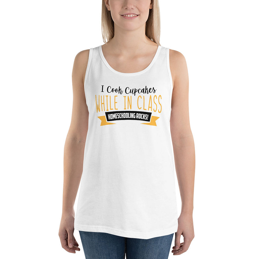funny tanktop tank top mens womens joke 2020 quarantine coronavirus covid19 covid homeschool i cook cupcakes while in clas