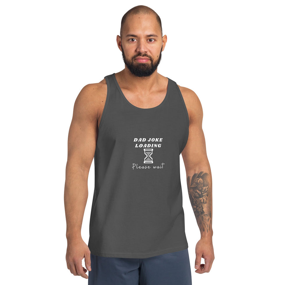 Thumbnail: Unisex Tank Top - Dad Joke Loading