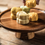 Thumbnail: Acacia Wood Cake Stands - 2 Sizes - or as a Set for Stacking