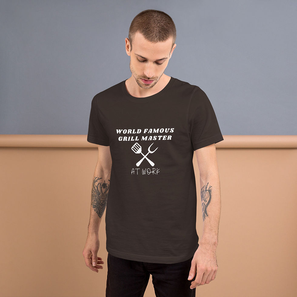 Thumbnail: New Best Selling Funny T-Shirt- World Famous Grill Master