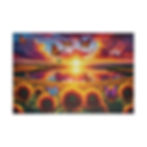 1000+Piece Jigsaw Puzzle Sunflower Series Butterflies on Lake Sunset