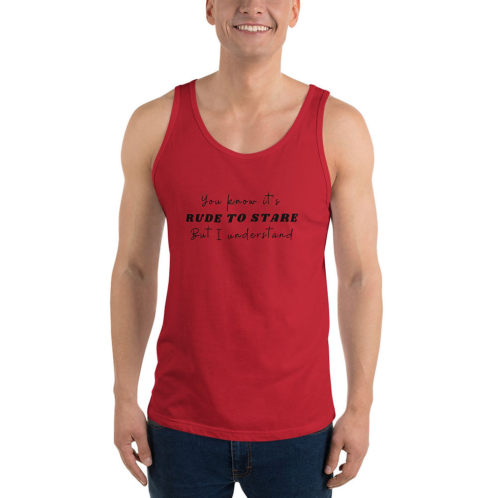 Thumbnail: Unisex Tank Top - Rude To Stare