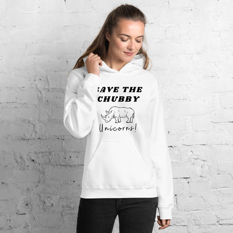 Thumbnail: Premium Super Soft Unisex Hoodie - Save The Chubby
