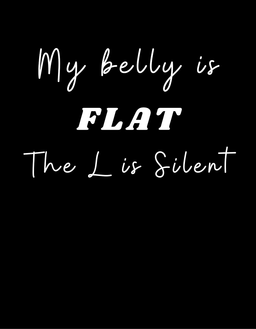 Unisex Tank Top - My Belly Is Flat