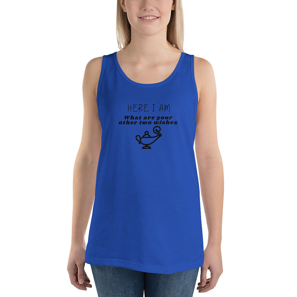 Thumbnail: Unisex Tank Top - What Are Your Two Other Wishes